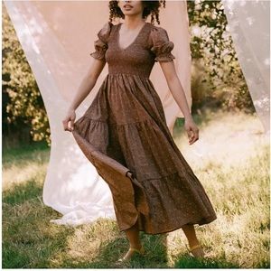 Christy Dawn Brooklyn Dress in Magenta Blooming Vine